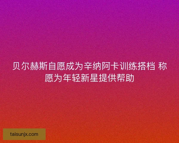 贝尔赫斯自愿成为辛纳阿卡训练搭档 称愿为年轻新星提供帮助